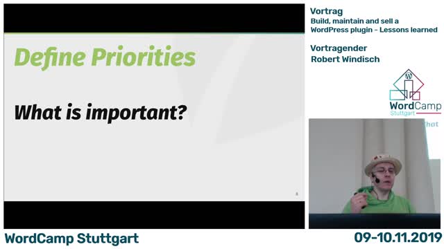 Robert Windisch:Build, maintain and sell a WordPress Plugin – Lessons learned