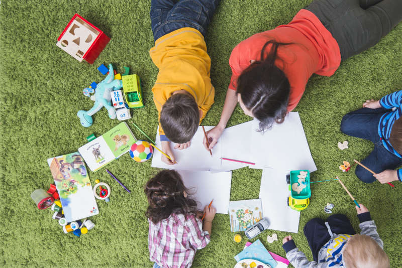 Kids playing