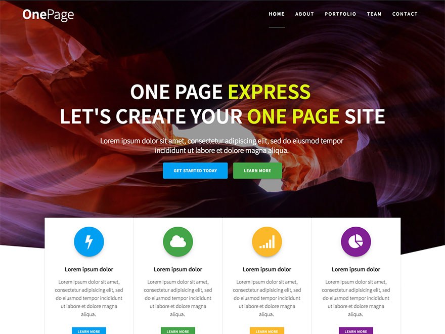 One Page Express