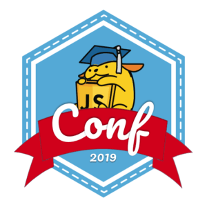 The JavaScript for WordPress 2019 Conference Wapuu Logo