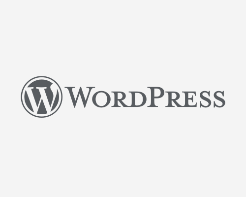 WordPress logoskrift - Standard