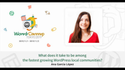 Ana García López: What does it take to be among the fastest growing WordPress local communities?