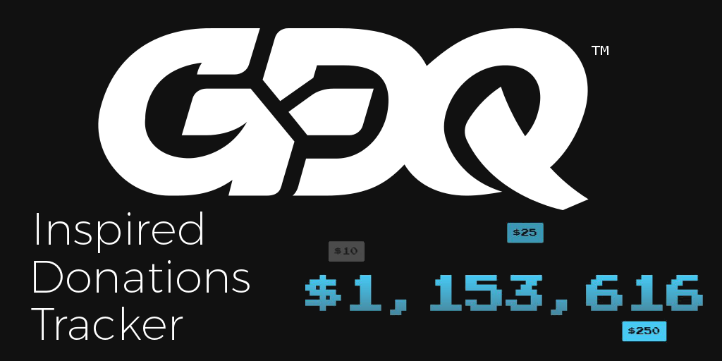 SGDQ 2019 Donation Tracker Re-Creation