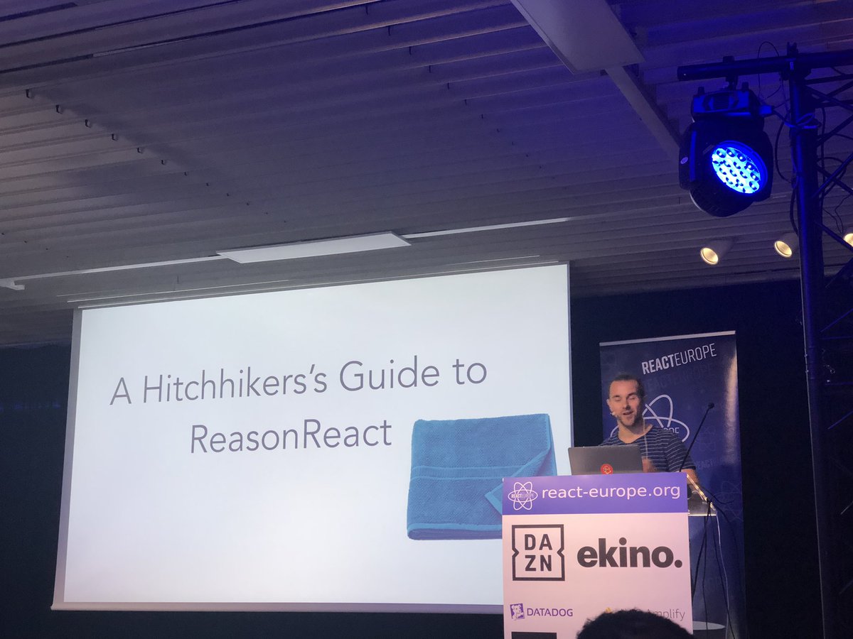 Slide: a hitchhiker’s guide to reasonreact