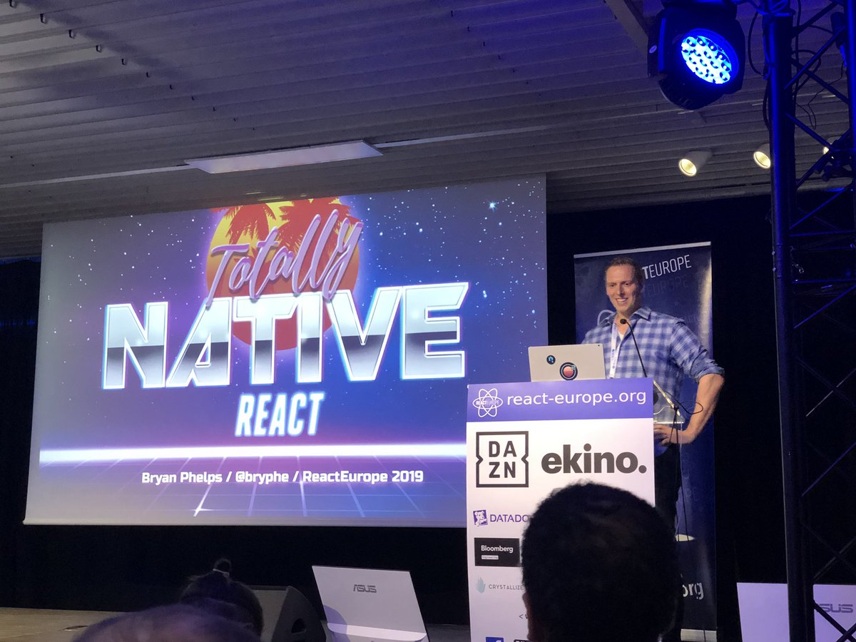 Totally Native React, slide.