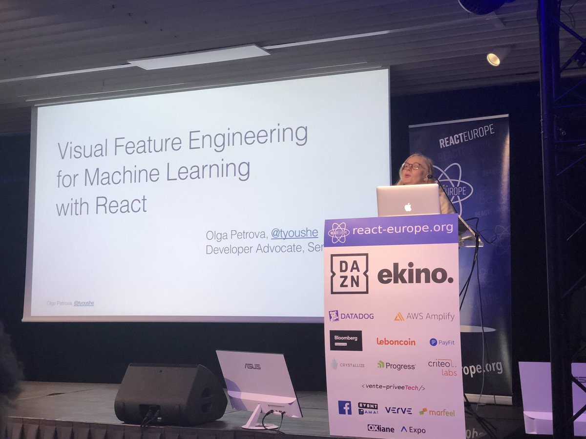 Olga Petrova’s slide on Visual Feature Engineering for Machine Learning with React