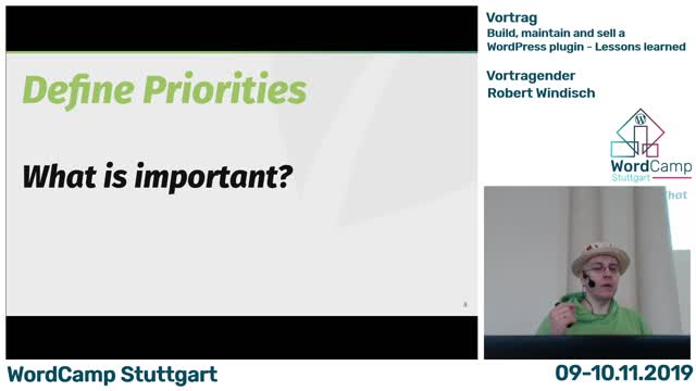 Robert Windisch:Build, maintain and sell a WordPress Plugin – Lessons learned