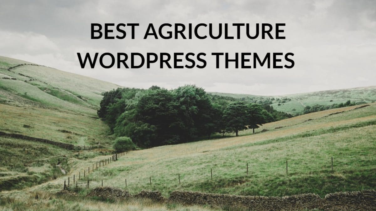 Agriculture WordPress Themes