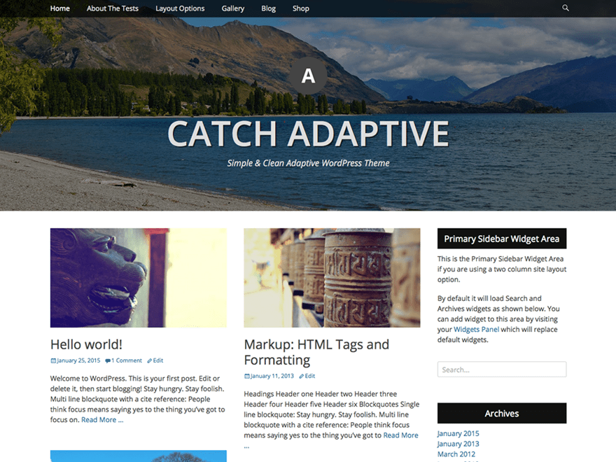 Catch Adaptive