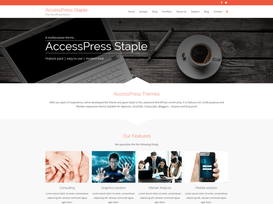 AccessPress Staple