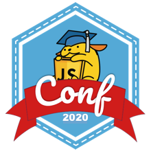 JavaScript for WordPress Conference Wapuu Badge