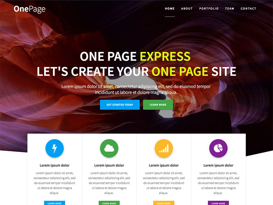 One Page Express