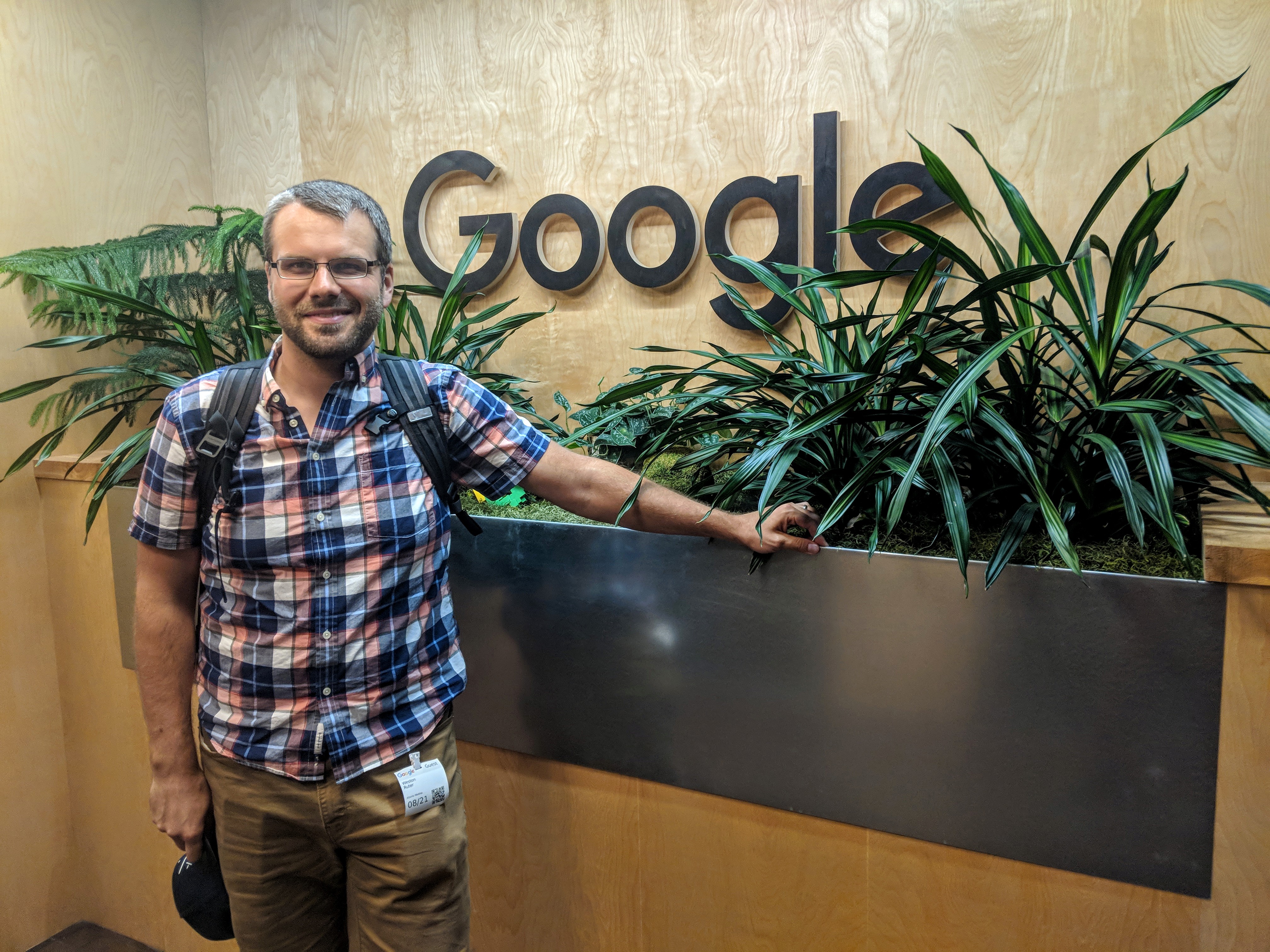 Me visiting the Google Portland office