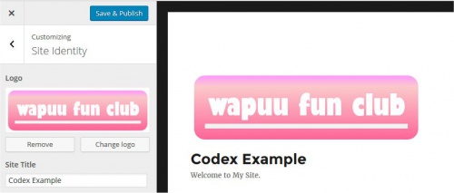 Theme Logo Support
