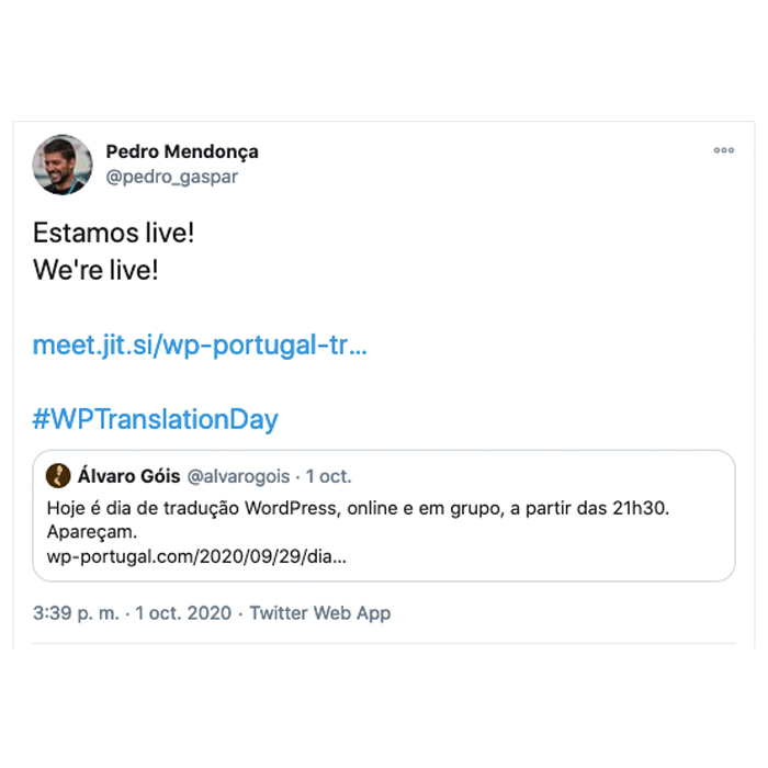 Portuguese Portugal Tweet