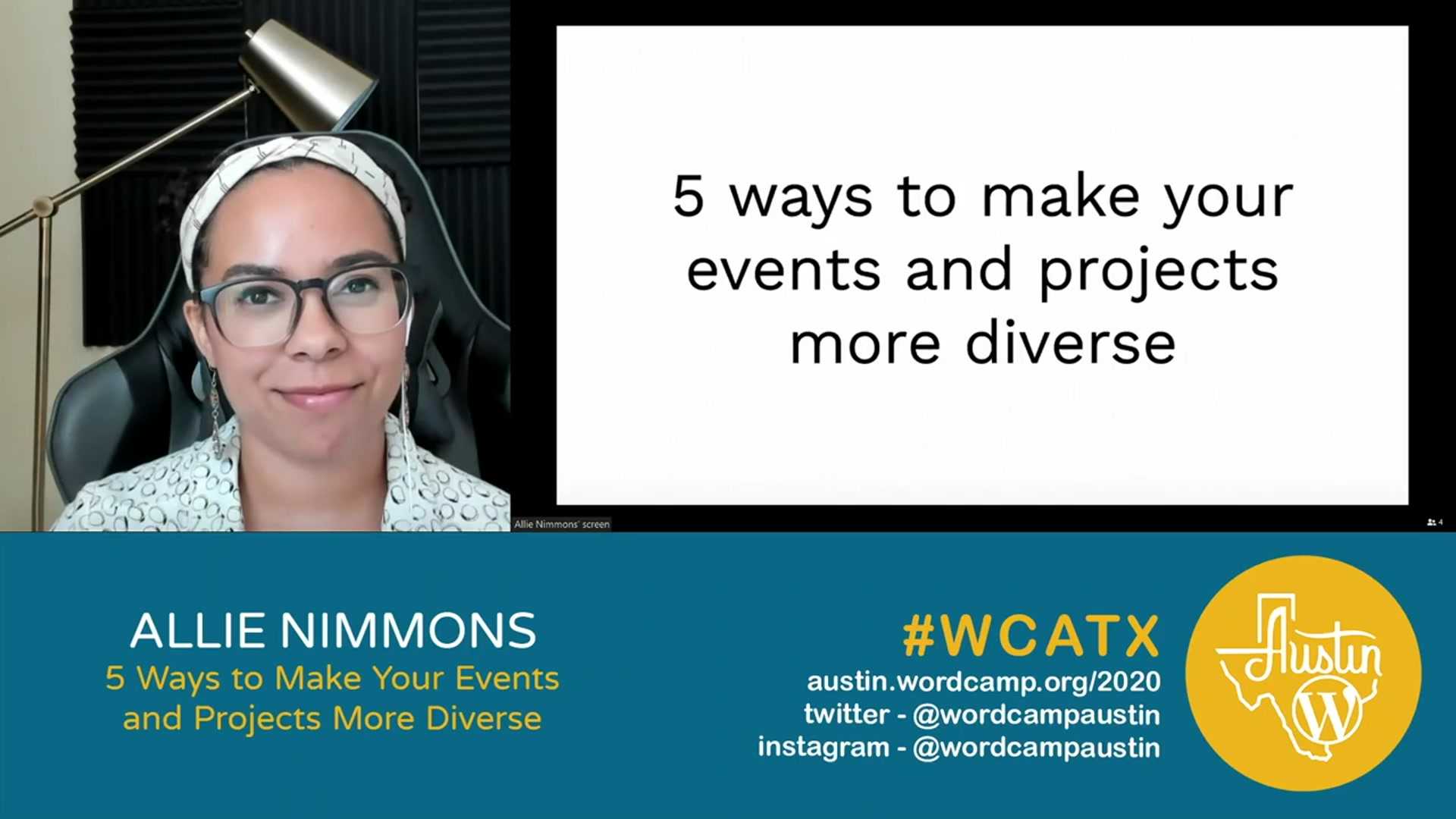 Allie Nimmons: Five Ways to Make Your Events and Projects More Diverse