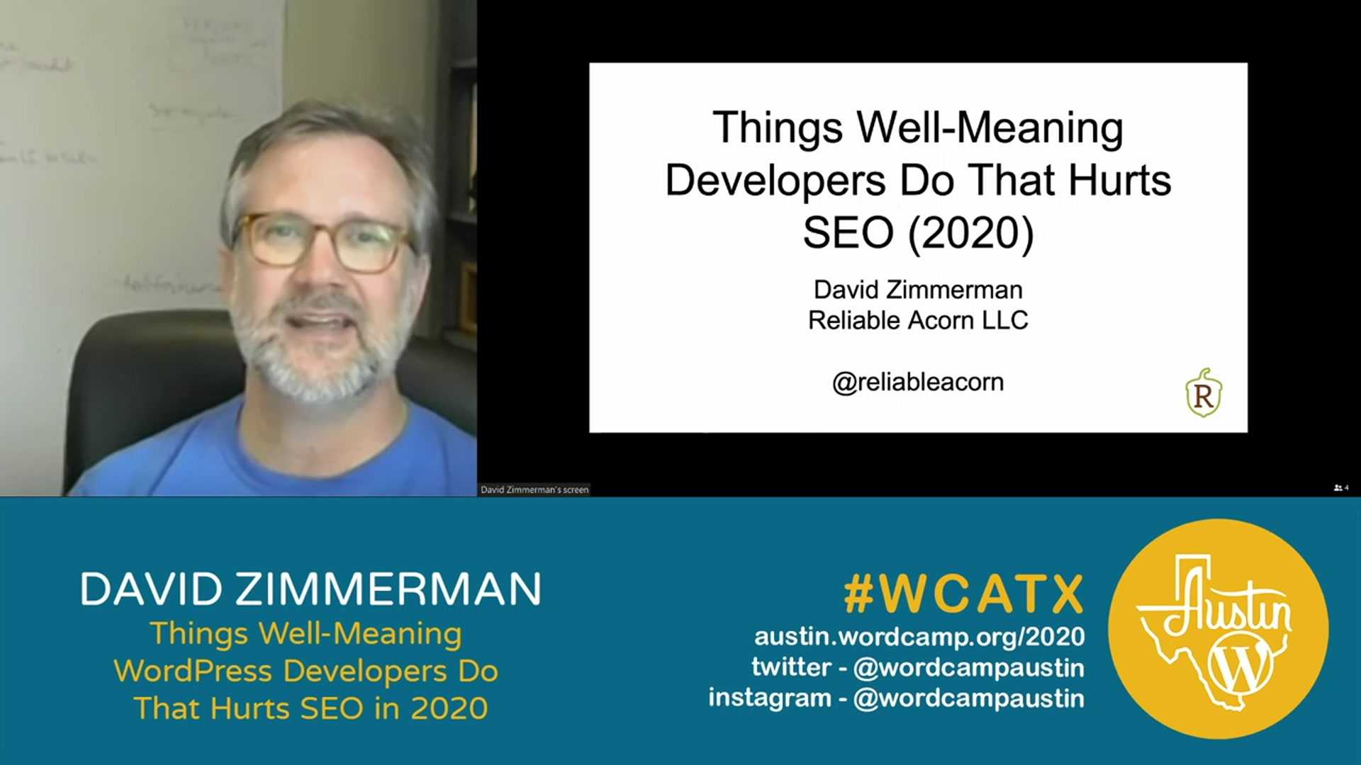 David Zimmerman: Things Well-Meaning WordPress Developers Do That Hurt SEO in 2020