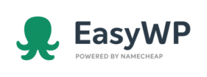 Logotipo de EasyWP by Namecheap