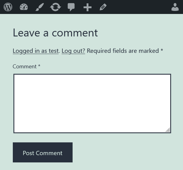 Required fields message will be included in Twenty Twenty-One